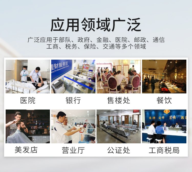 排隊叫號機應用范圍